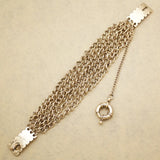 Antique Chain Clasp Cuff Bracelet Bangle Jewelry Boho