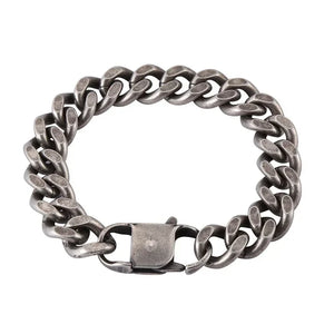 Antique Stainless Steel Bracelet for Men Punk Jewelry