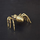 Antique Copper Spider Figurines Miniatures Desktop Ornament Decorations Crafts