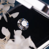 Antique Cut Round Old European Cut Moissanite Stone Loose Gemstone