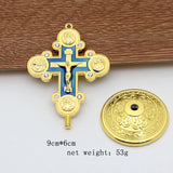 Enamel Hanging Cross Car Ornaments Home Decoration