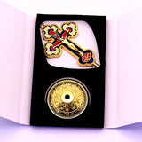 Enamel Hanging Cross Car Ornaments Home Decoration