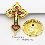 Enamel Hanging Cross Car Ornaments Home Decoration