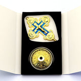 Enamel Hanging Cross Car Ornaments Home Decoration