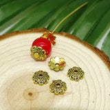 Antique Tone Flower Bead Caps 9x3mm DIY Findings Wholesales