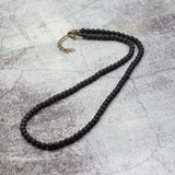 Antique Natural Stone Beads Necklace for Men Short Necklac Jewelry