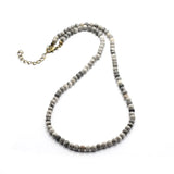 Antique Natural Stone Beads Necklace for Men Short Necklac Jewelry
