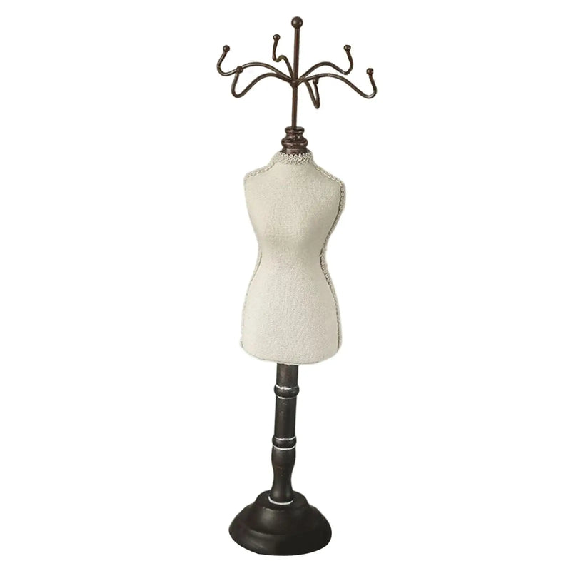 Antique Mannequin Jewelry Organizer Stand Storage Holder Display Model