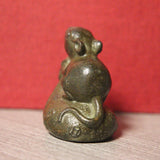 Antique Mice Money Bag Small Statue Animal Rat Luy Figurine Desktop Ornament