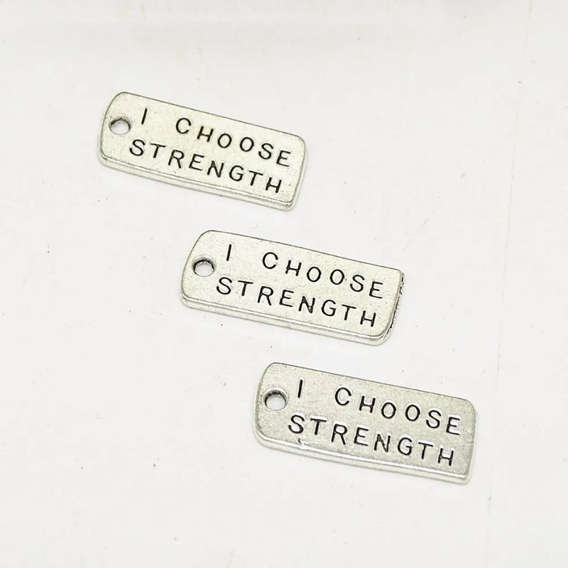 Antique Silver Strength Pendant, Vintage Tibetan Silver