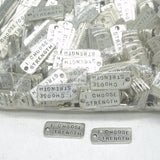 Antique Silver Strength Pendant, Vintage Tibetan Silver