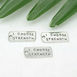 Antique Silver Strength Pendant, Vintage Tibetan Silver