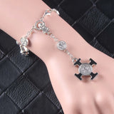 Adjustable Rosary Bracelet St. Benedict Catholic Gift