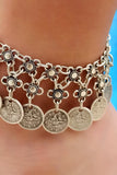 Silver Plated Double Row Beads & Tu?ra Anklets