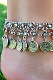 Silver Plated Double Row Beads & Tu?ra Anklets