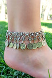Silver Plated Double Row Beads & Tu?ra Anklets