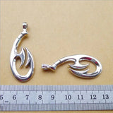Vintage Silver Anchor Charms for DIY Jewelry Making
