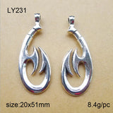 Vintage Silver Anchor Charms for DIY Jewelry Making