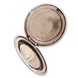 Antique Silver Adjustable Ring Locket 32 mm with Openable Box