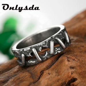 Vintage Stainless Steel Frankenstein Flesh Ring Men Biker Jewelry