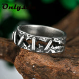 Vintage Stainless Steel Frankenstein Flesh Ring Men Biker Jewelry