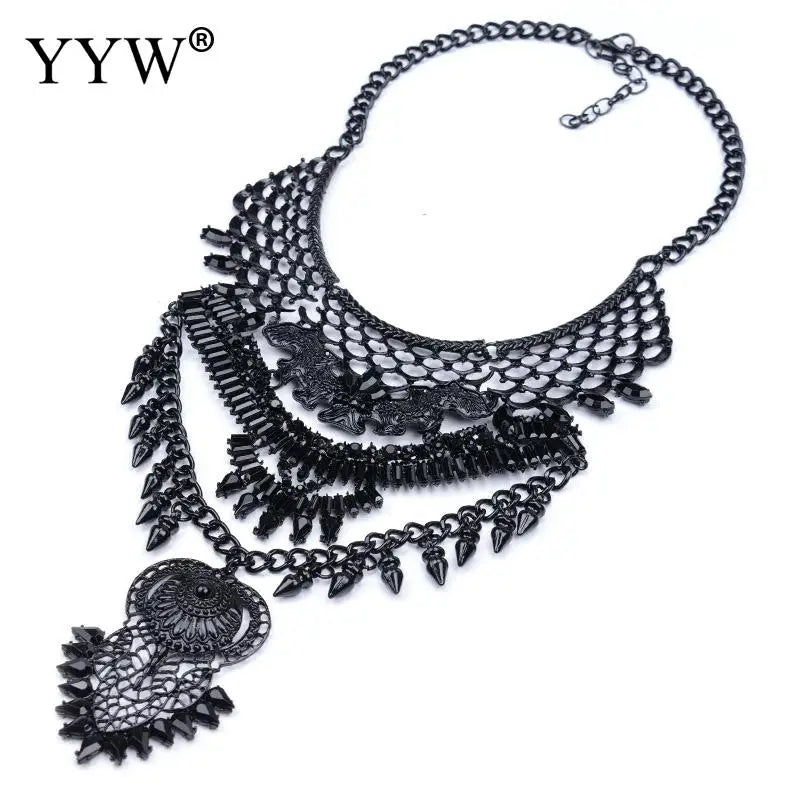 Antique Vintage Tibetan Silver Ethnic Necklace Bracelet