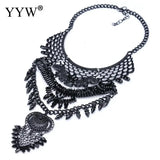 Antique Vintage Tibetan Silver Ethnic Necklace Bracelet