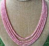 Vintage Magnetic Aquamarine Necklace 17-20"