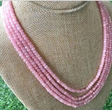 Vintage Magnetic Aquamarine Necklace 17-20"