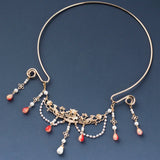 Antiquity Hanfu Ming-Made Silk Neckband Necklace Fairy Song Decoration