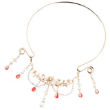 Antiquity Hanfu Ming-Made Silk Neckband Necklace Fairy Song Decoration