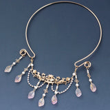 Antiquity Hanfu Ming-Made Silk Neckband Necklace Fairy Song Decoration