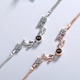 Antlers Love Heart 520 Bracelets for Women