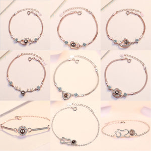 Antlers Love Heart 520 Bracelets for Women