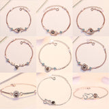 Antlers Love Heart 520 Bracelets for Women