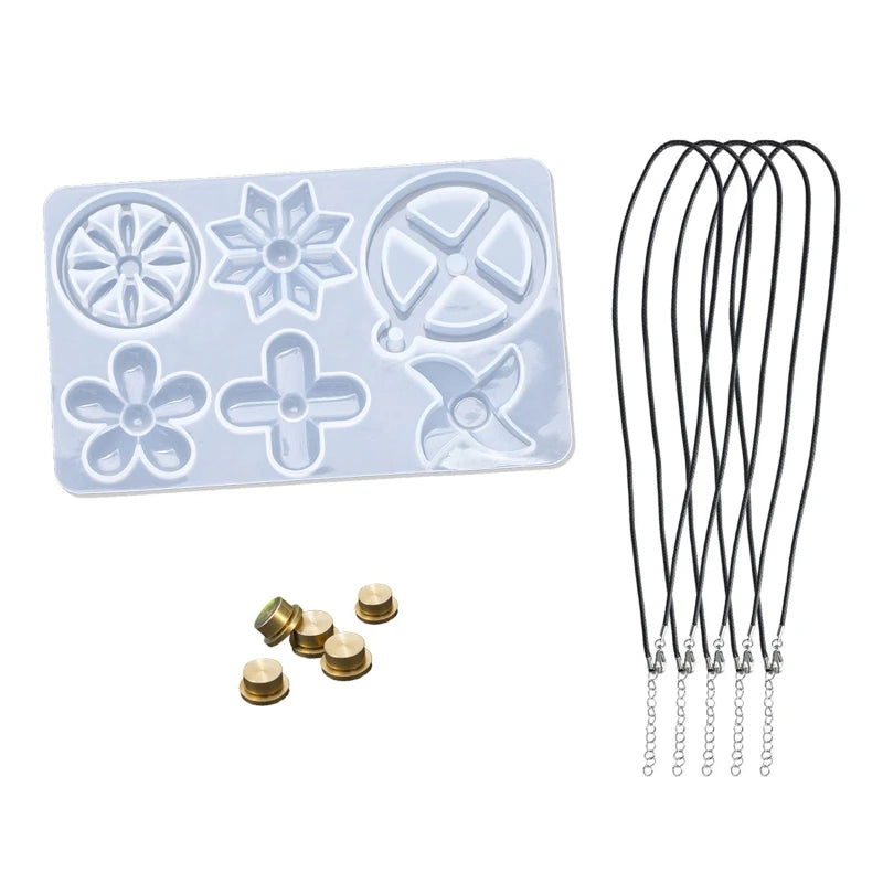 Anxiety Spinner Pendant Resin Mold for Jewelry Casting