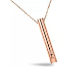 Anxiety Whistle Necklace Natural Stress Relief Pendant
