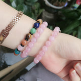 1Pcs Pink Crystal Bracelet Anchor Heart Lock English Letters Jewelry for Women