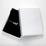 925 Silver Opal Leaf Bracelet for Women - Adjustable