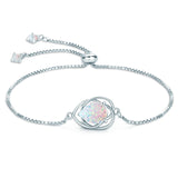 Opal Bracelet 925 Silver Gemstone Chain Jewelry Birthday