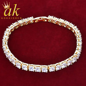 Iced Out Tennis Bracelet for Women Hip Hop Rock Jewelry