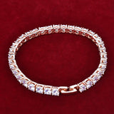 Iced Out Tennis Bracelet for Women Hip Hop Rock Jewelry