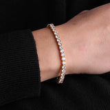 Iced Out Tennis Bracelet for Women Hip Hop Rock Jewelry