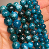 Apatite Aquamarine Jade Beads Natural Stone for Jewelry Making