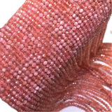 Apatite/Rose Quartz/Rhodochrosite Roundelle Beads 3*5mm