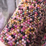 Apatite/Rose Quartz/Rhodochrosite Roundelle Beads 3*5mm