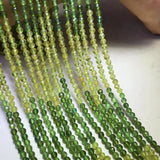 Apatite Round Faceted Yellow/Green 4-4.5mm Loose Beads