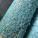 Apatite Roundel Faceted 2*3mm Jewelry Necklace