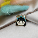 10pcs Boy & Girls Enamel Charms Dangle Pendants DIY Jewelry Earring Accessories