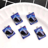20pcs Biscuits Cookies Resin Charms DIY Craft Bracelet Earring Making Finding